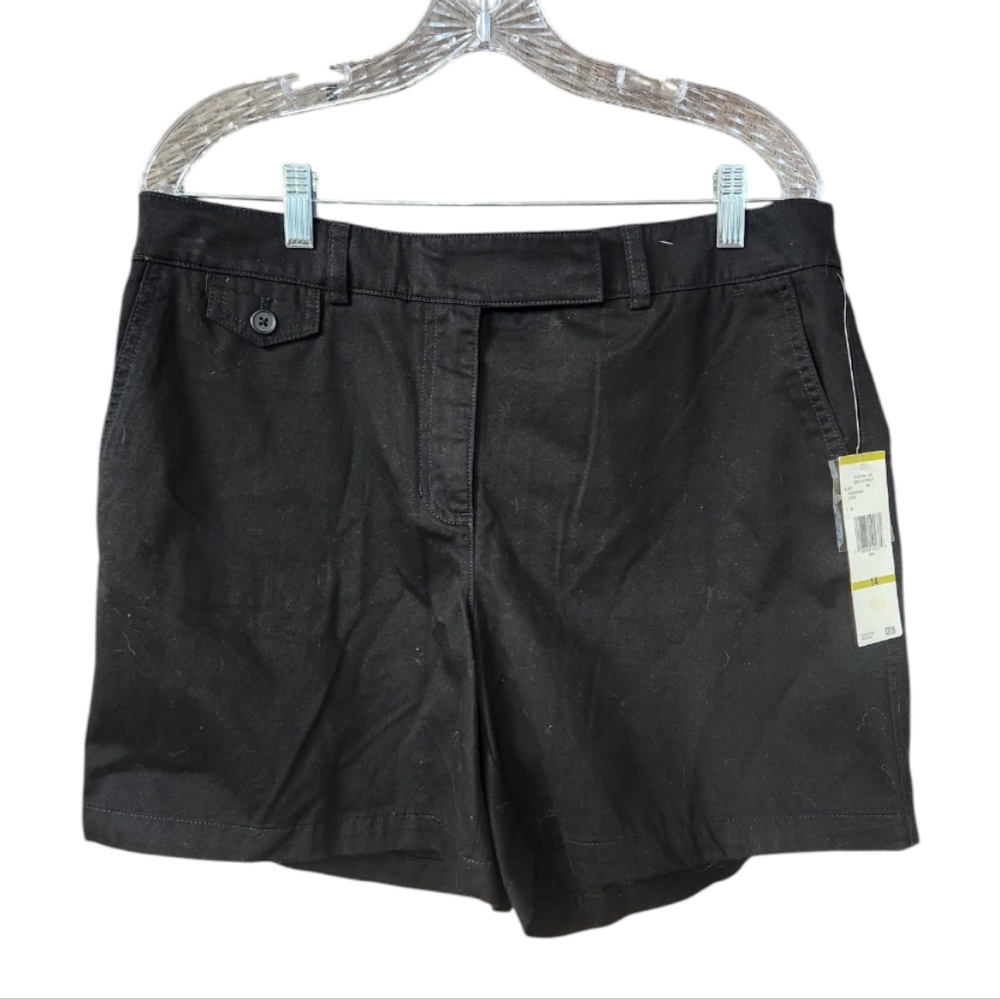Jones New York Shorts Black  Size 14